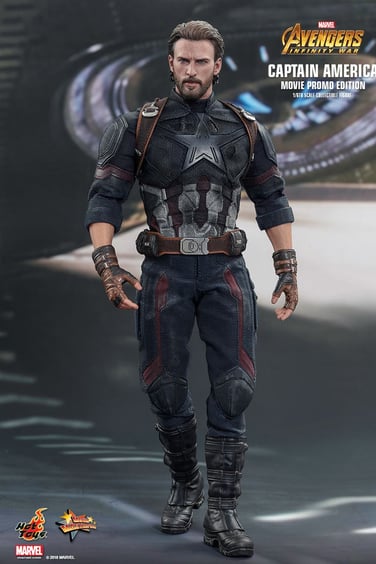 Коллекционная фигура Hot Toys: Captain America: Movie Promo, (86054)