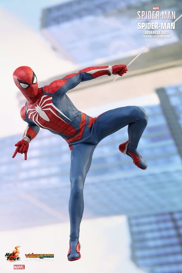 Колекційна фігура Hot Toys: Spider man advanced suit, (87402)