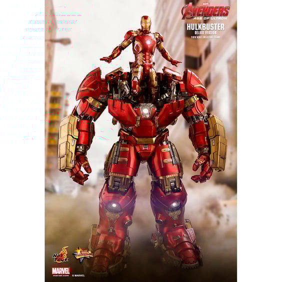 Колекційна фігура Hot Toys: Marvel: Avengers: Age of Ultron: Hulkbuster (Deluxe version), (87891) 9