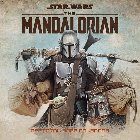 Календарь Danilo Calendar: STAR WARS THE MANDALORIAN 2022, (22259)