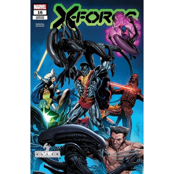 Комікс Marvel: X-Force #16 (Marvel VS Alien Variant), (94676)