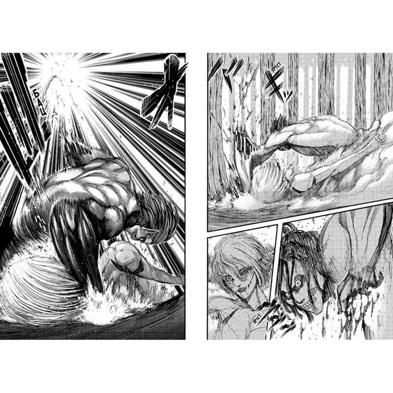 Манга Атака на титанов. Книга 4, (104198) 3