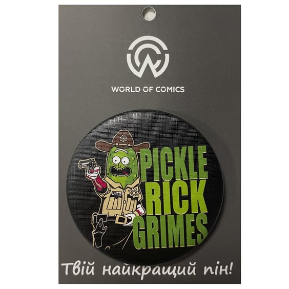 Значок Rick & Morty: Rick: «Pickle Rick Grimes», (13437)