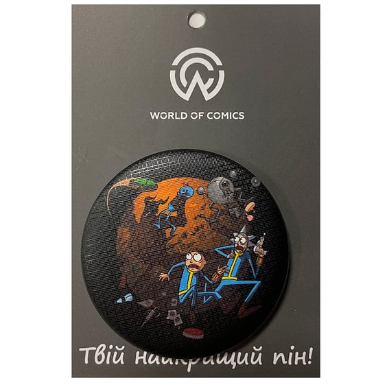 Значок Rick & Morty: Fallout Parody, (13449)