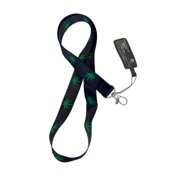 Лента Bob Marley: Logo (Hemp Leaf) (Black), (300066)