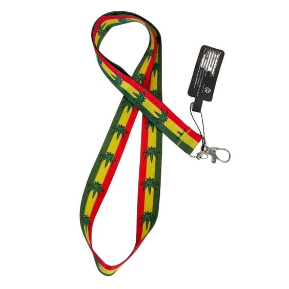 Лента Bob Marley: Logo (Hemp Leaf) (Tricolour Flag), (300068)