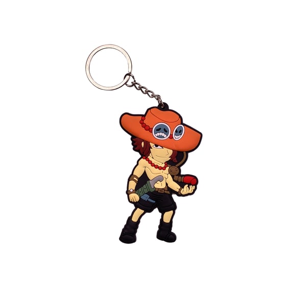 Брелок двосторонній Anime: One Piece Ace, (10358)