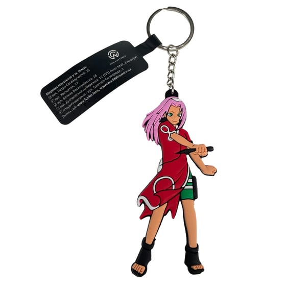 Брелок двосторонній Naruto: Sakura Haruno, (10359)