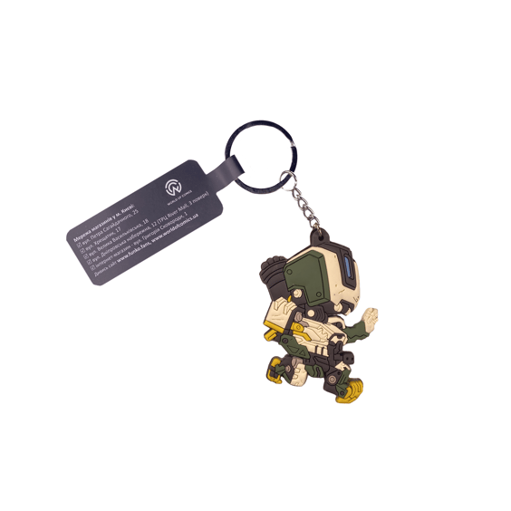 Брелок двосторонній Overwatch: Bastion, (10365)