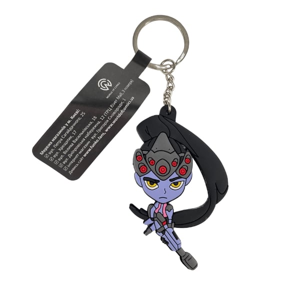 Брелок двосторонній Overwatch: Widowmaker, (10381)
