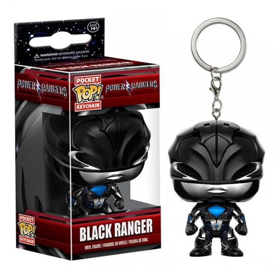 Брелок Funko Pocket POP! Keychain: Power Rangers: Black Ranger, (12351)