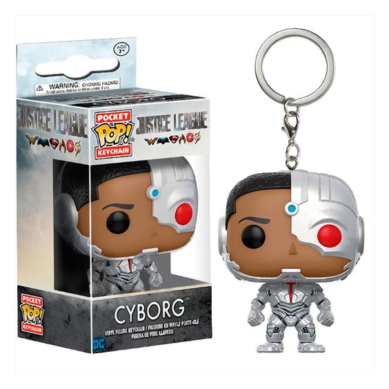 Брелок Funko Pocket POP! Keychain: DC: Justice League: Cyborg, (13793)