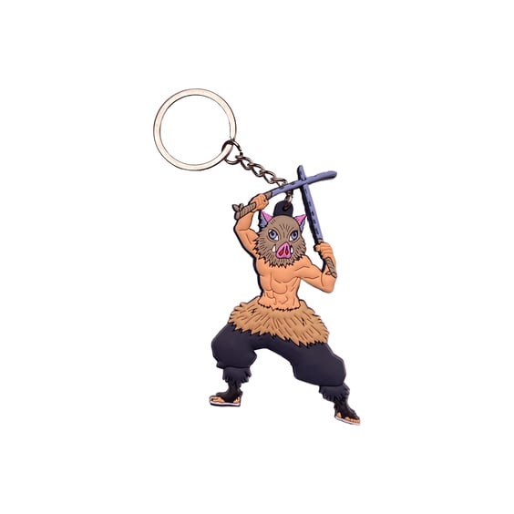 Брелок двосторонній Demon Slayer: Inosuke Hashibira, (9987)