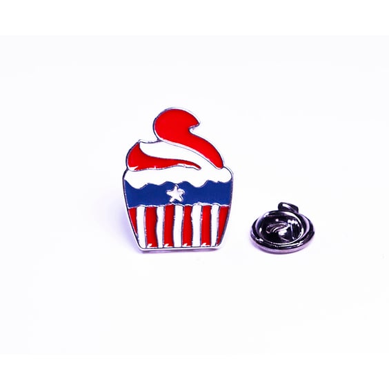 Металлический значок (пин) Marvel: CapCake, (10968)