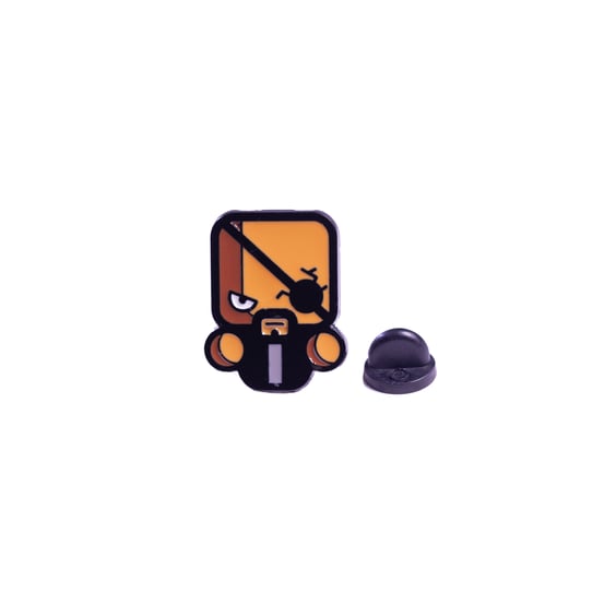 Металевий значок (пін) Marvel: Chibi Nick Fury, (10976)