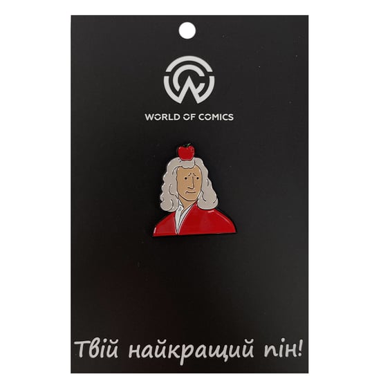 Металлический значок (пин) Isaac Newton, (11405)