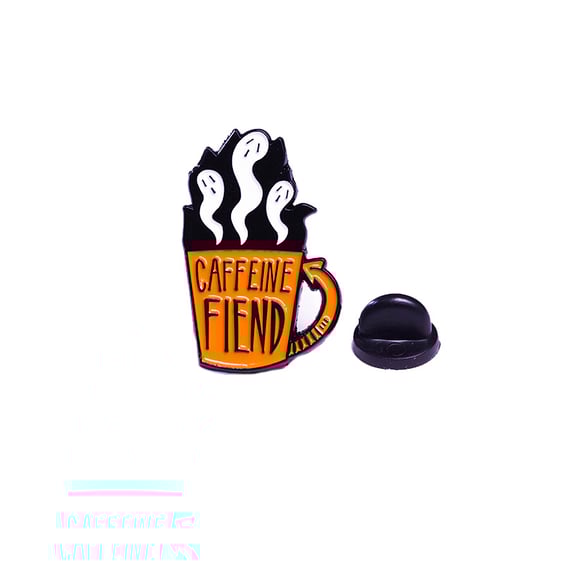 Металевий значок (пін) Caffeine, (11587)