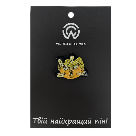 Металлический значок (пин) Сrumpled Donald Trump, (11619)