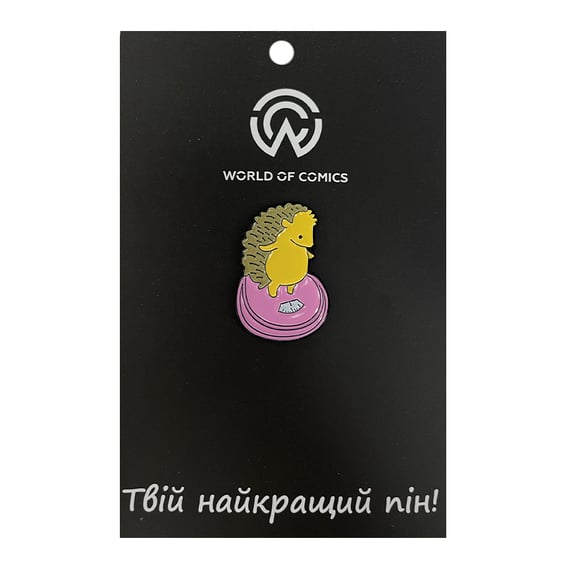 Металевий значок (пін) Scaling Hedgehog, (11745)