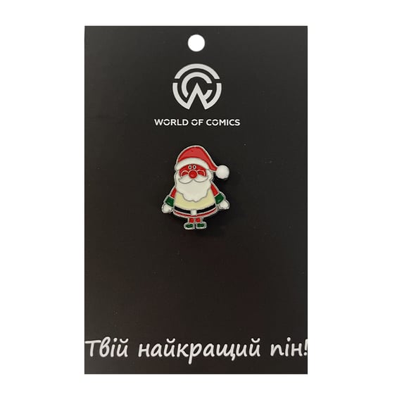 Металевий значок (пін) Santa, (11783)