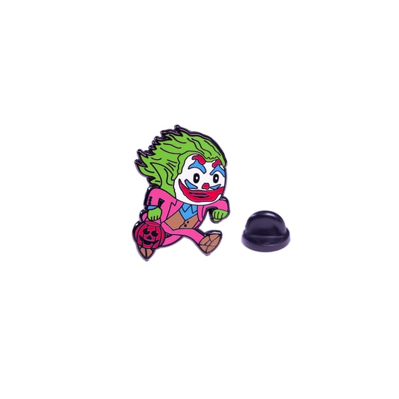 Металлический значок (пин) DC: Joker with pumpkin, (11936)