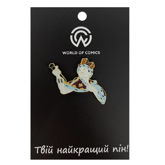 Металлический значок (пин) Queen: King Freddie, (11959)