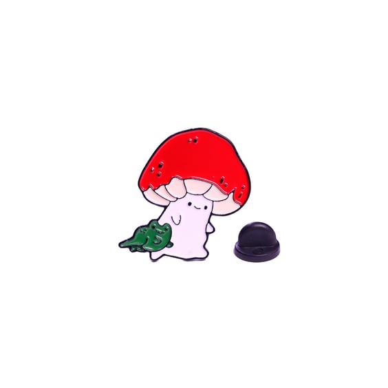 Металлический значок (пин) Mushroom, (12273)