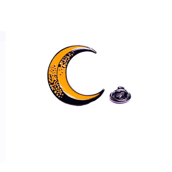 Металлический значок (пин) Orange Moon, (12876)