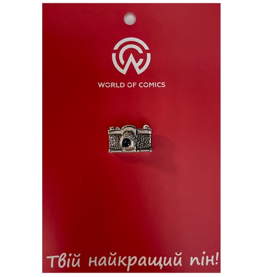Металевий значок (пін) Camera (Silver), (13340)