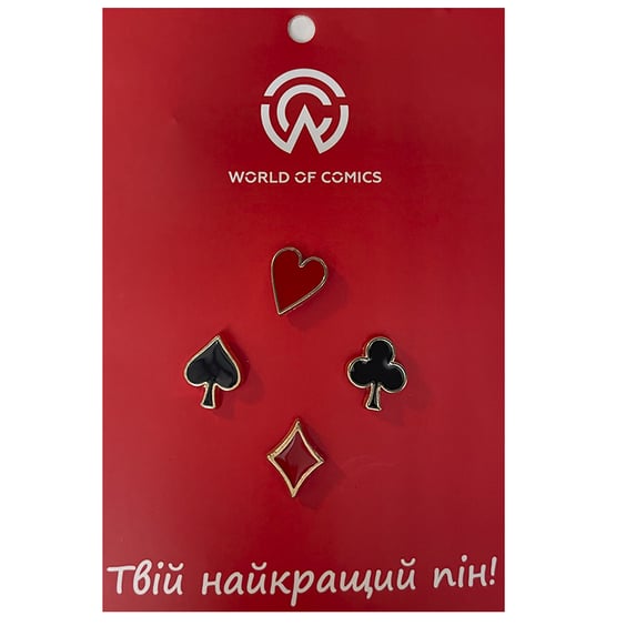 Металлический значок (пин) Card Symbols, (13358)