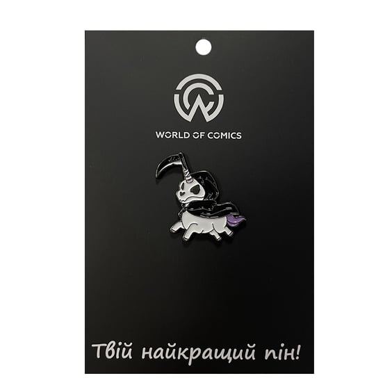 Металлический значок (пин) Unicorn Reaper, (13373)