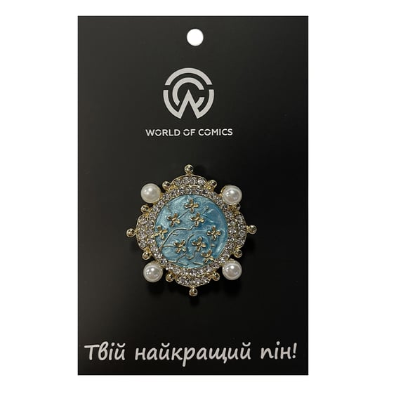 Металевий значок (пін) Art: Van Gogh Museum: Vincent Van Gogh: Almond Blossom, (13376)