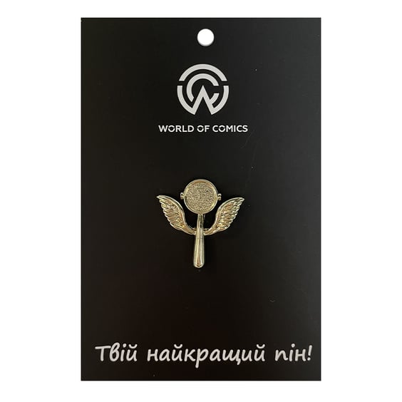 Металлический значок (пин) Portafilter w/ Wings (Gold), (13389)