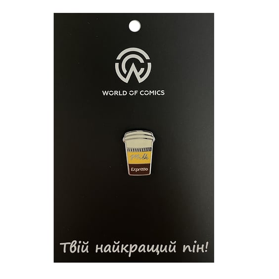Металлический значок (пин) «Expresso» Coffee Cup, (13408)