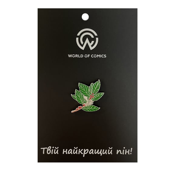 Металлический значок (пин) Coffee Tree Branch w/ Berries, (13422)