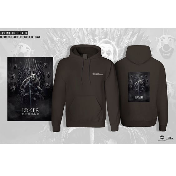 Мужское худи Change the reality: The Joker, (L), (900010)