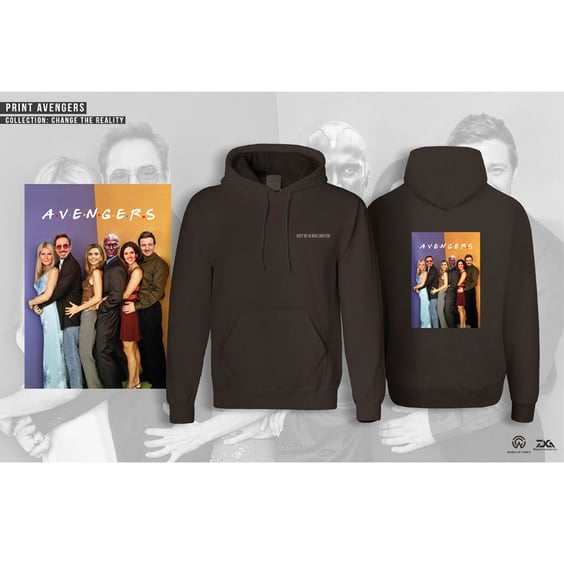 Мужское худи Change the reality: Avengers, (M), (90010)