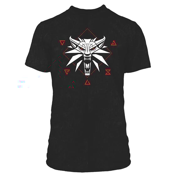 Футболка Jinx: The Witcher 3: Wolf Signs (M), (13669)