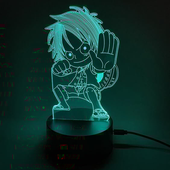 Акриловый светильник One Piece: Monkey D. Luffy (Fighting), (44561)
