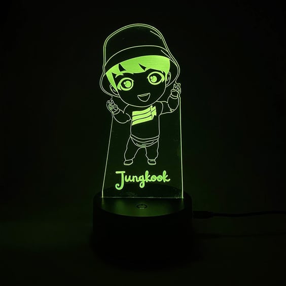 Акриловый светильник BTS: Jung Kook (Chibi), (44572)