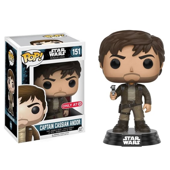 Фигурка Funko POP! Star Wars Rogue One: Cassian in brown Jacket, (10451)