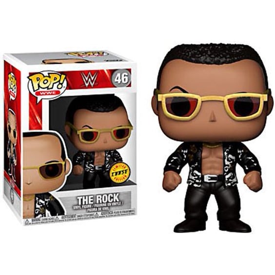 Фигурка Funko POP! WWE: The Rock Old School (chase figure), (248244)