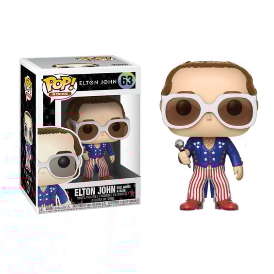 Фігурка Funko POP! Rocks: Elton John Red, White, Blue, (26295)