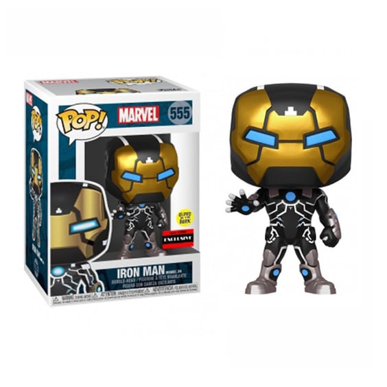 Фигурка Funko POP! Marvel: Iron Man (Model 39) (Glowing-in-the-Dark) (AAA Anime Exclusive), (43965)