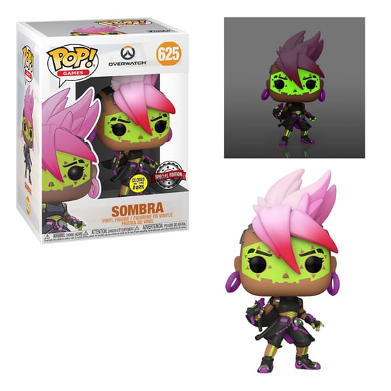 Фігурка Funko POP! Games: Overwatch: Sombra (Glowing-in-the-Dark) (Special Edition), (50297)