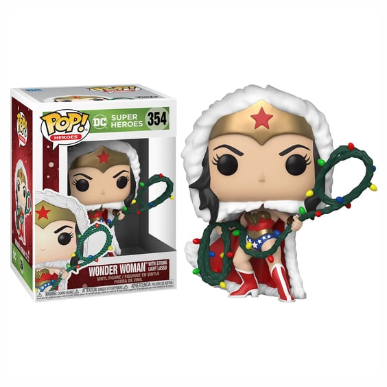 Фигурка POP Heroes: DC Holiday: Wonder Woman w/ Lights Lasso, (50652)
