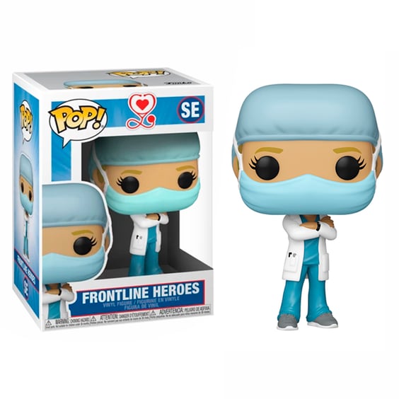 Фігурка Funko POP! Heroes: Front Line Worker Female #1, (54047)