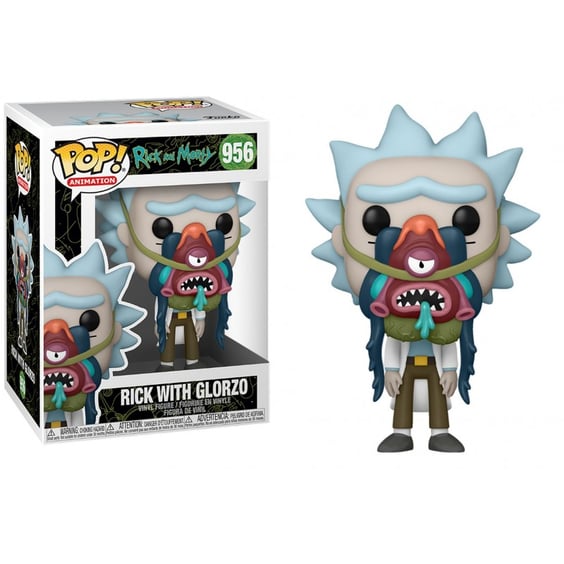 Фігурка Funko POP! Animation: Rick & Morty: Rick w/Glorzo, (55250)