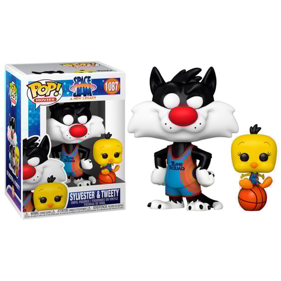 Фигурка Funko POP! Space Jam 2: Sylvester and Tweety, (56228)