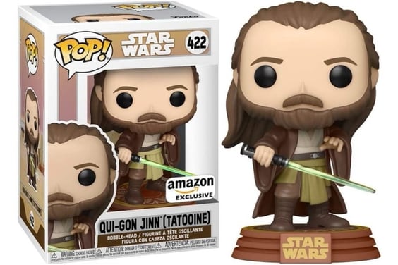 Фігурка Funko POP! Star Wars: Qui-Gon Jinn (Tatooine) (Amazon Exclusive), (55561)